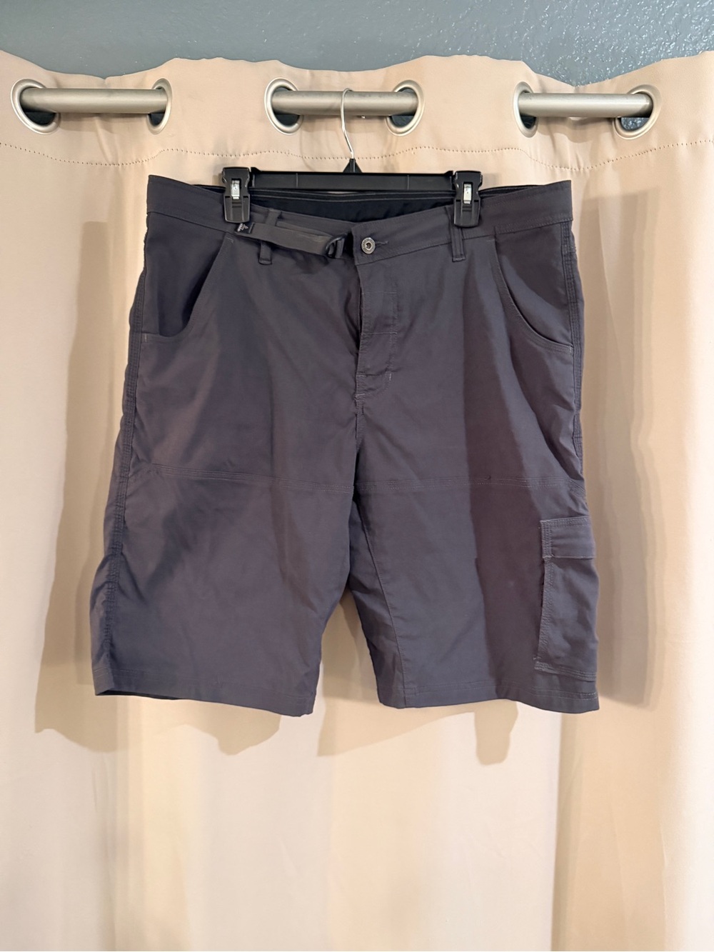 Men's PrAna Casual Gray Utility Shorts - Lightweight Everyday Wear